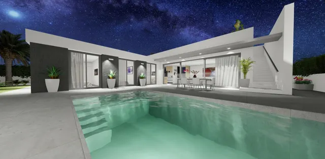 ESTUPENDAS NUEVAS VILLAS DE 3 DORM. DE UNA PLANTA CON SOLARIUM EN SAN JUAN DE LOS TERREROS(ALMERIA) — 10