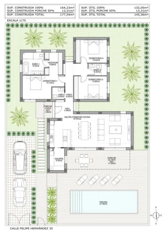 Villa 3 habitaciones 178m² en venta - Pueblo 4 — 8