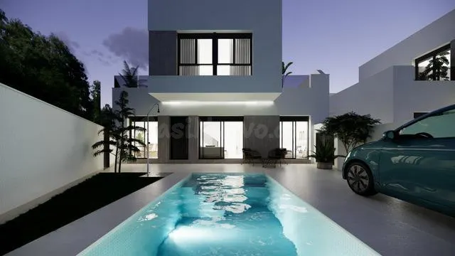 Chalet independiente con piscina privada en San Fulgencio- C