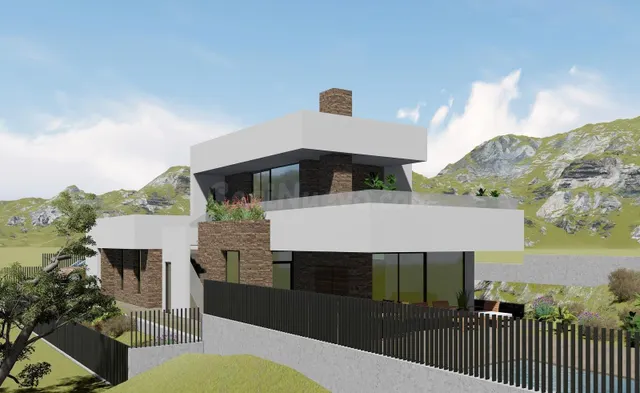Parcela urbana de 1.471 m2 con proyecto de chalet en Encinar - foto 5
