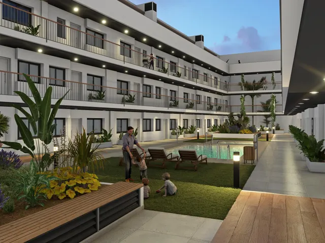 PISO CON MÁXIMA CALIDAD DE OBRA NUEVA SIN ESTRENAR CON 2 DORMITORIOS Y 2 BAÑOS CON TERRAZA DE 17 M2, GARAJE, TRASTERO Y PISCINA EN CHURRIANA DE LA VEGA — 13