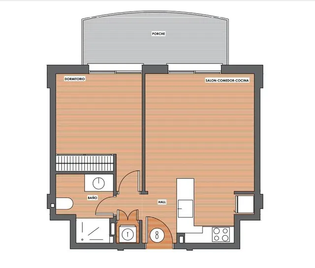 VIVIENDA OBRA NUEVA DE 1 HABITACIÓN CON TERRAZA, GARAJE Y PISCINA EN MODERNO RESIDENCIAL EN DENIA !! — 30