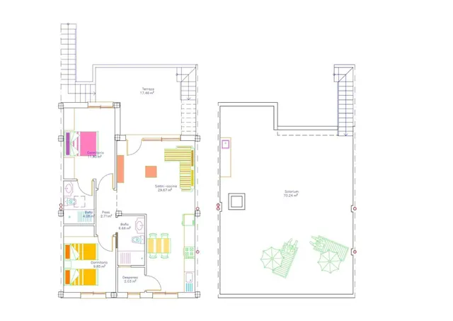 Bungalow 3 habitaciones 74m² en venta - Centro — 13