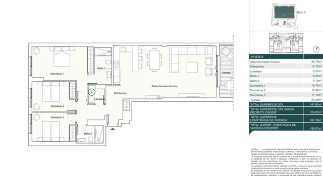 Apartamento 3 habitaciones 164m² en venta - Las Mesas — 19