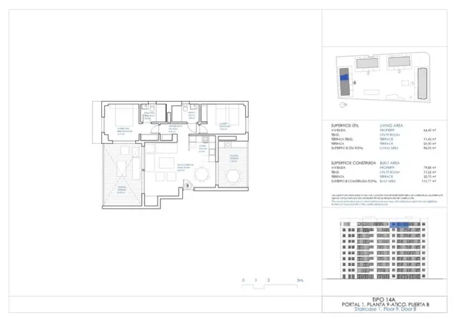 Ático 3 habitaciones 139m² en venta - Punta Prima — 50