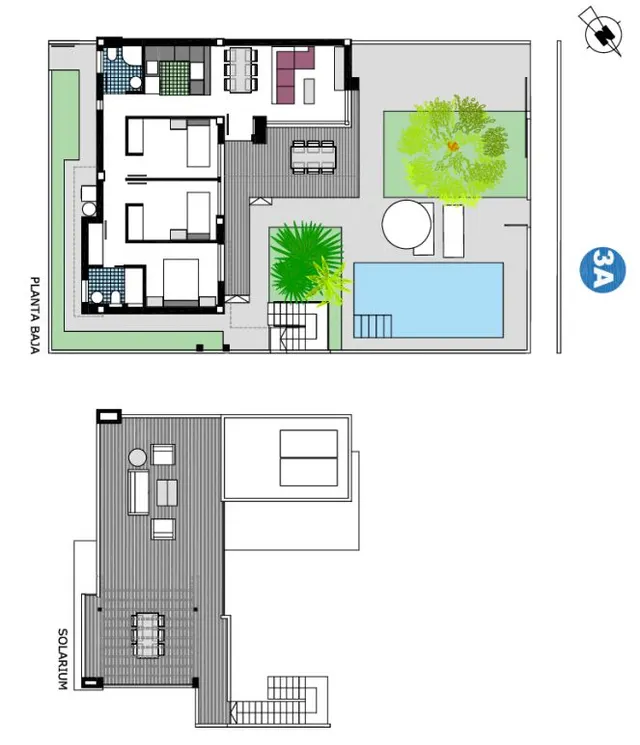Villas Pareadas de estilo Moderno en Venta - Els Poblets — 13