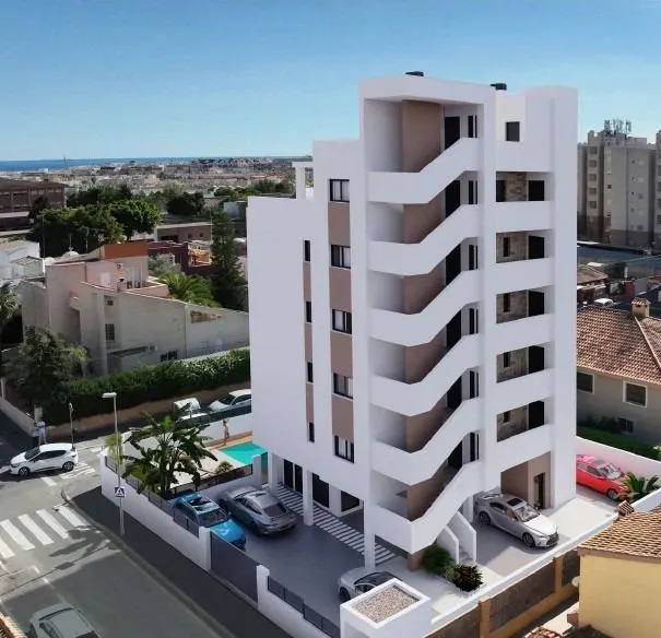 Apartamentos de nueva construcción con piscina comunitaria en Nueva Torrevieja — 6