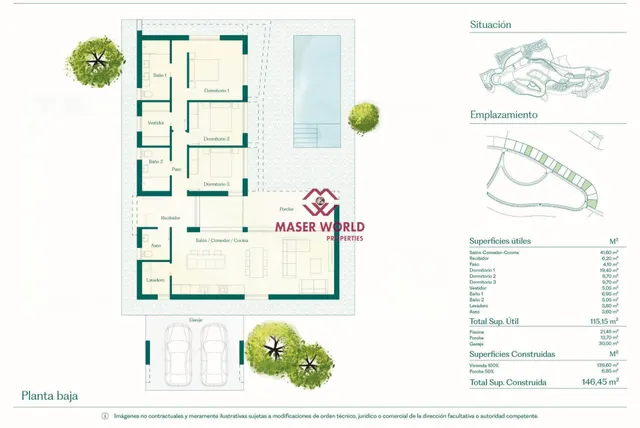 Exclusivas villas en primera línea de golf en Hacienda del Álamo, Costa Cálida — 18