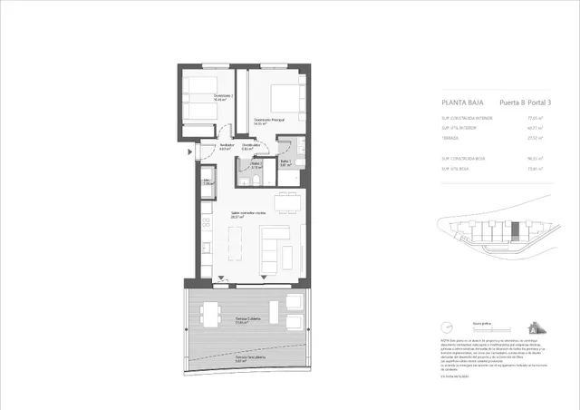 Planta baja 2 habitaciones 97m² en venta - Lo Cea - Los Cortijos — 14