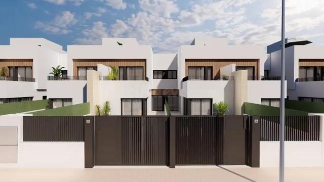 Modernas villas adosadas con piscina privada cerca del mar e - foto 3