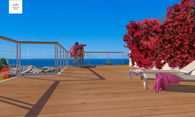 Villas urbanas en Marbella con magnificas vistas al mar. — 12