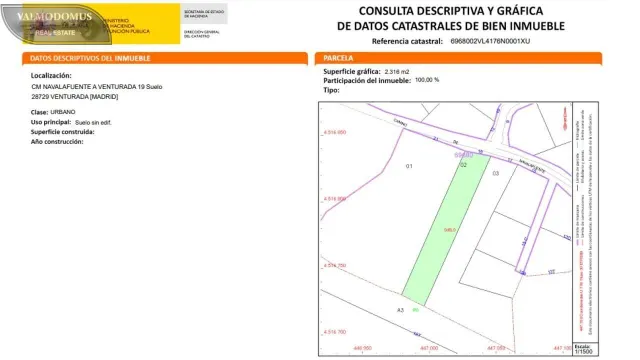 Parcela en venta - Venturada — 2