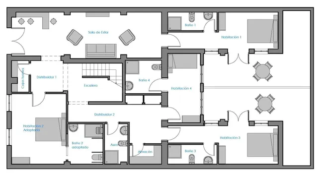 Edificio con licencia de renovacón para Pensión turística — 2