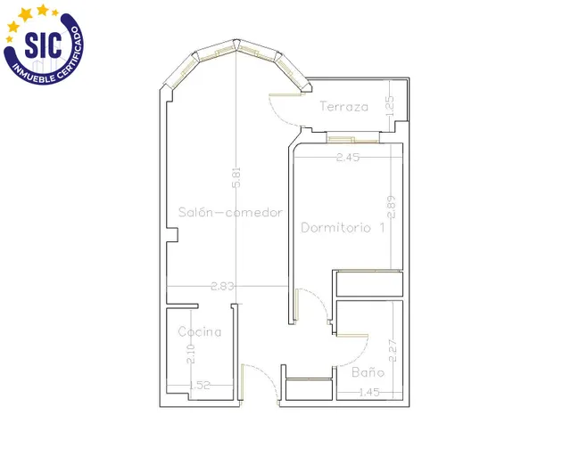 Ref. 1883_apartamento de 1 dormitorio con piscina, parking y trastero — 24