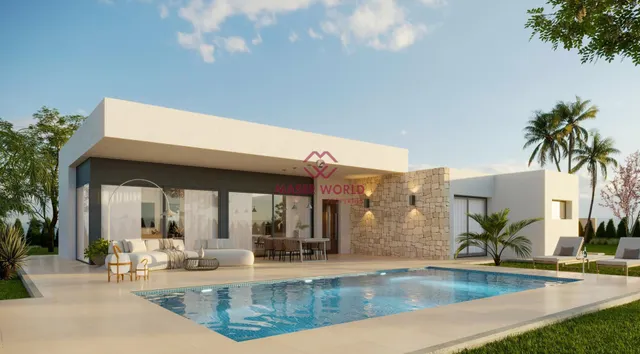 Villas de obra nueva situadas en término de Aspe.