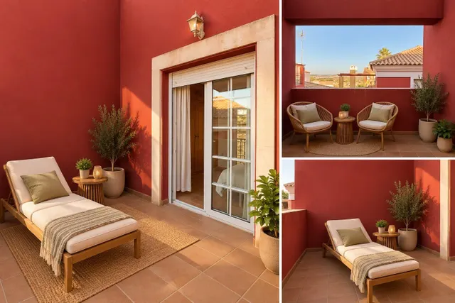 Adosado de esquina con jardín, dos terraza, dos plazas de garaje a 700 m de la playa — 37