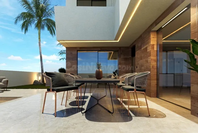 Villas de nueva construcción en San Pedro del Pinatar con piscina privada — 4
