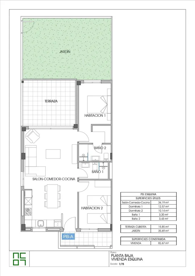 Ático 2 habitaciones 130m² en venta - Las Azaleas - Alkadir — 23