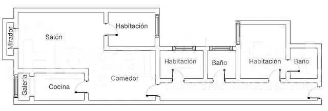 ¡En pleno centro! Impecable, exterior y luminoso con garaje y ascensor, todo amueblado — 28