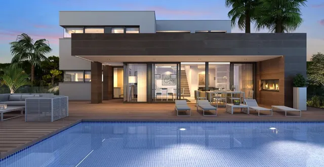Villa con un diseño moderno y excelente ubicación en Benitachell — 2