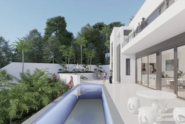 Parcela con Proyecto y Licencia: Villa de Diseño con Vistas Panorámicas al Mar y la Sierra de Mijas — 2
