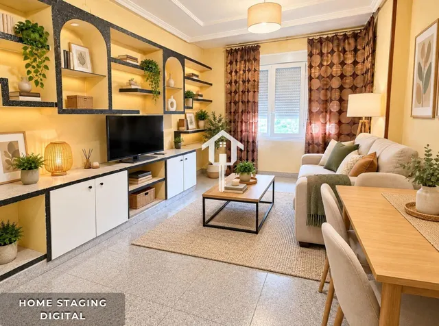 Piso para reformar en venta en Alicante. zona de los ángeles, 2 habitaciones, salón, baño con bañera, 50m2, segunda planta sin ascensor. — 5