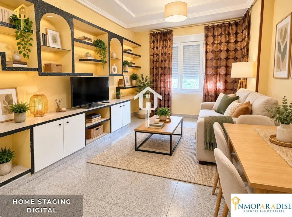 Piso para reformar en venta en Alicante. zona de los ángeles, 2 habitaciones, salón, baño con bañera, 50m2, segunda planta sin ascensor.