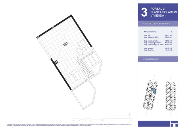 Ático 2 habitaciones 97m² en venta - EL MORCHE — 36