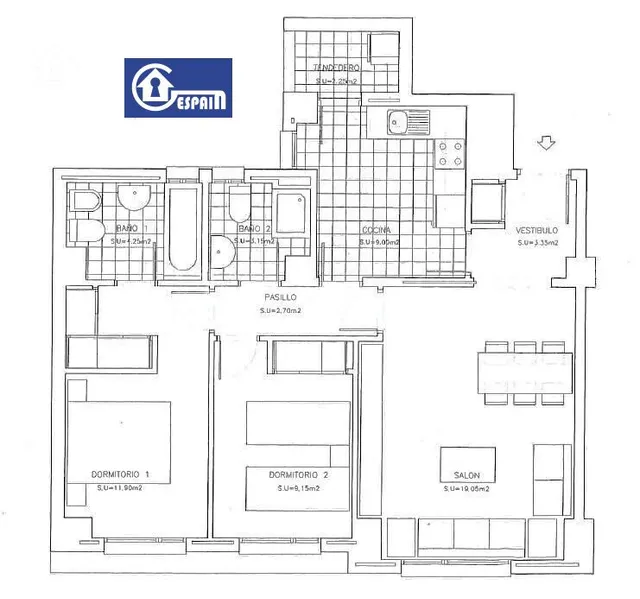 GRUPO GESPAIN PROMOCIONA PISO EN VENTA EN PAU CARABANCHEL - foto 2