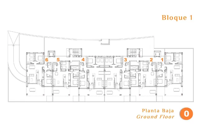 Planta baja 3 habitaciones 96m² en venta - Pueblo — 46