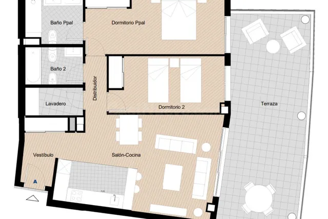 Apartamento 2 habitaciones 136m² en venta - Chullera — 15