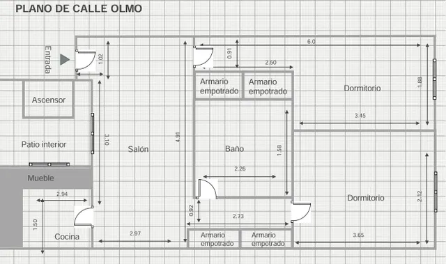 Piso 2 habitaciones 73m² en venta - Embajadores — 36