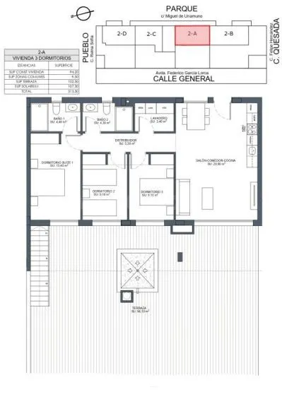 Apartamento 2 habitaciones 78m² en venta - Pueblo 4 — 5