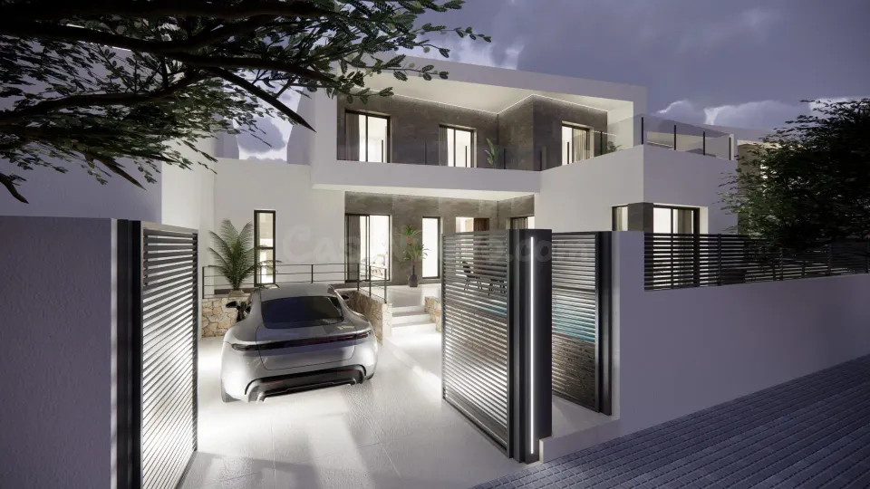 Quad de obra nueva con piscina privada y jardín en Dolores