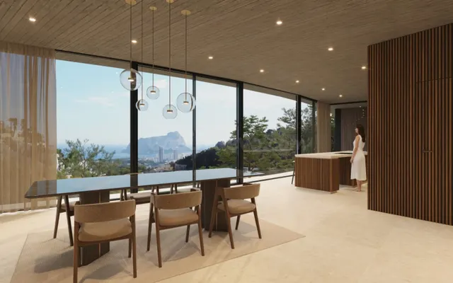 Espectacular villa vanguardista de obra nueva en Benissa Cos - foto 5