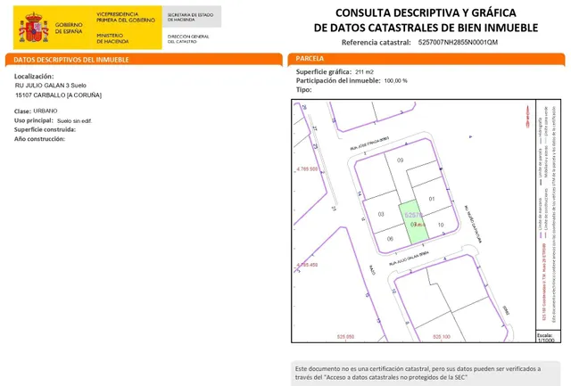 Oportunidad Única! Solar Urbano en Venta en Carballo, — 9