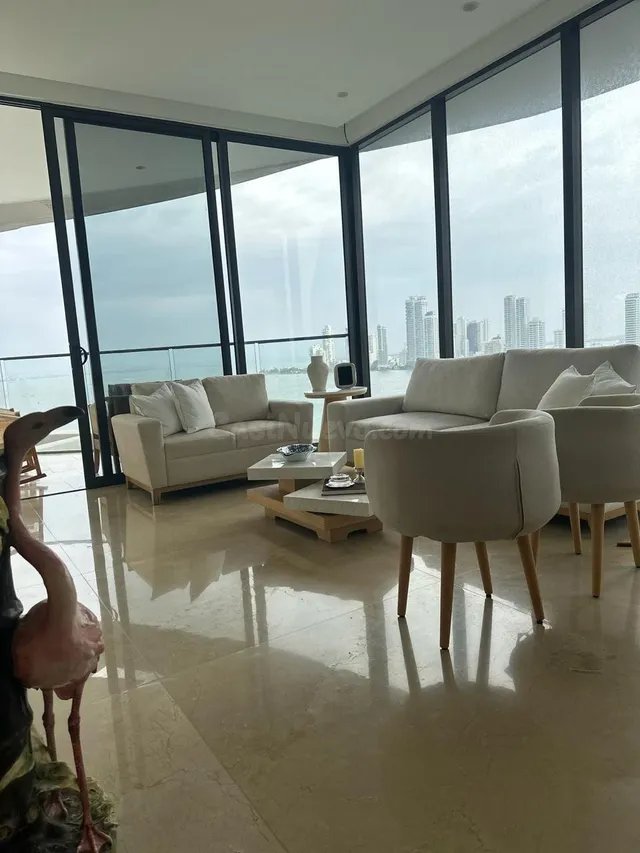 EXCLUSIVO APARTAMENTO EN ARRIENDO - BOCAGRANDE - foto 3
