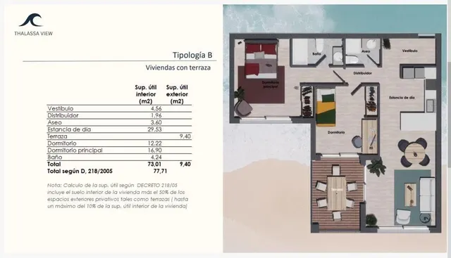 Piso 2 habitaciones 73m² en venta - Velilla — 12