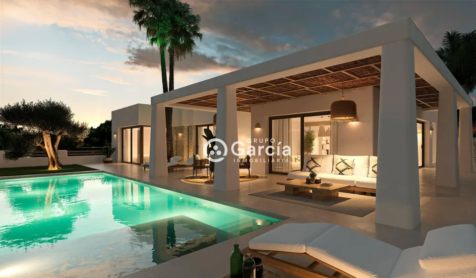 ¡Nueva villa lista para comenzar la construcción ahora!
