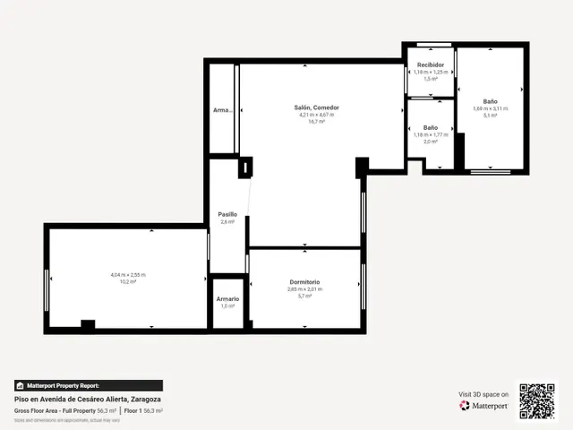 Piso 2 habitaciones 58m² en venta - La Granja — 41