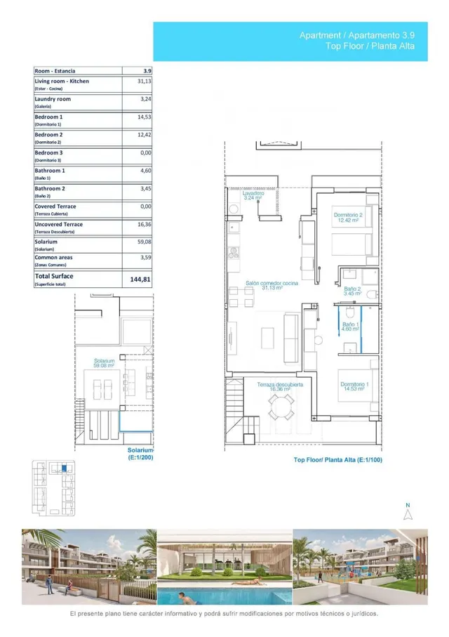 Ático 2 habitaciones 69m² en venta - La Torre de la Horadada — 14