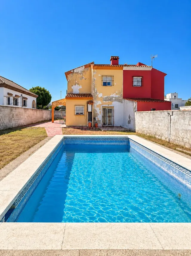 CHALET PAREADO URBANO CON PISCINA PRIVADA PARA REFORMAR, CHI - foto 3