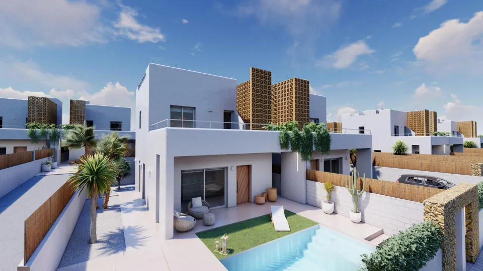 VILLA INDEPENDIENTE DE NUEVA CONSTRUCCIÓN DE 3 DORM. EN PILAR DE LA HORADADA