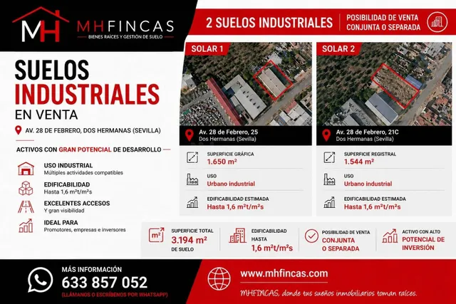 Suelo Industrial con Alta Edificabilidad en Dos Hermanas
