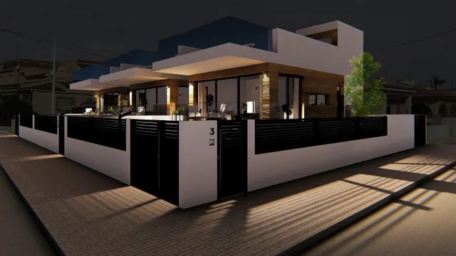 VILLAS DE OBRA NUEVA EN LA MATA — 12