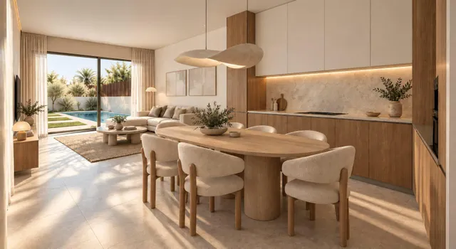 Adosados de nueva construcción de una sola planta con piscina privada en San Pedro del Pinatar — 10