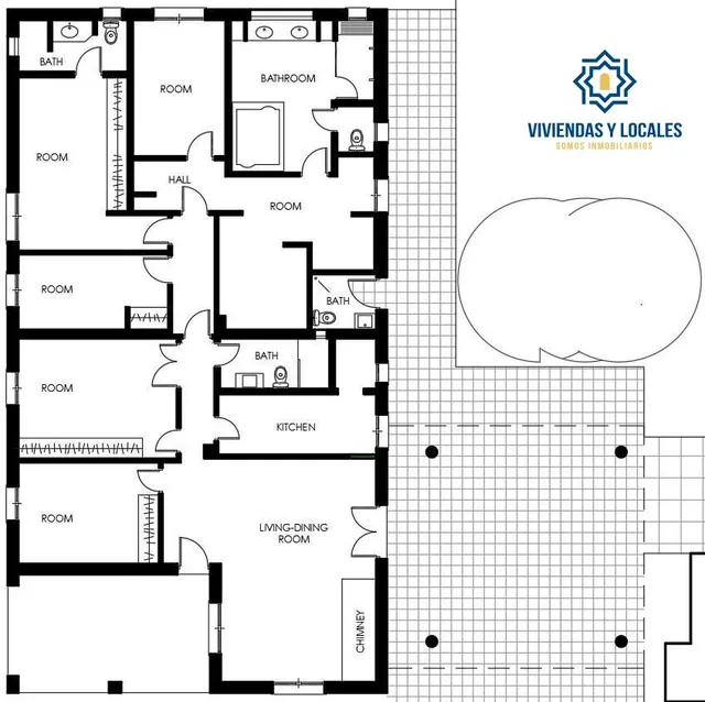 Chalet independiente con pozo propio y placas solares — 38