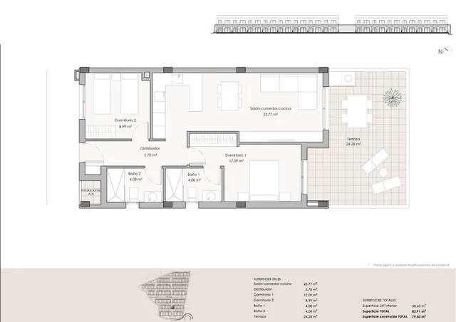 Apartamentos de nueva construcción cerca del campo de golf Aguilon en Pulpí-San Juan de los Terreros, Almería — 14