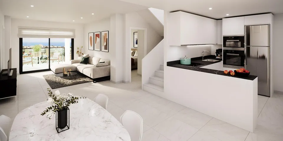 Apartamento de lujo en la Mata con vistas al mar.