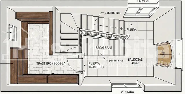 ¡Centro de Pego! Ático dúplex amplio, esquinero y semireformado con terraza y trastero — 38